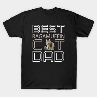 Best Ragamuffin Cat Dad T-Shirt